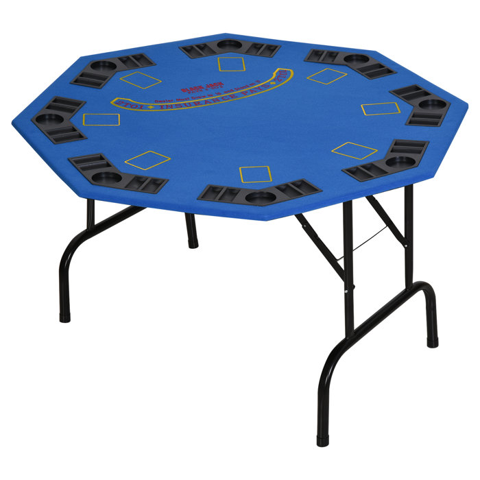 Soozier 48" 8 Player Foldable Poker Table & Reviews Wayfair